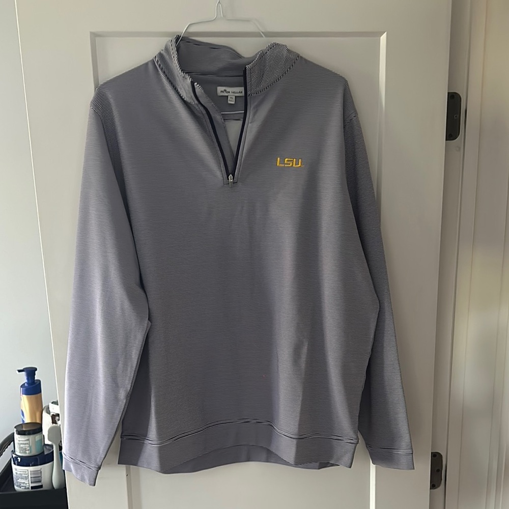 LSU purple  Quarter-Zip Pullover